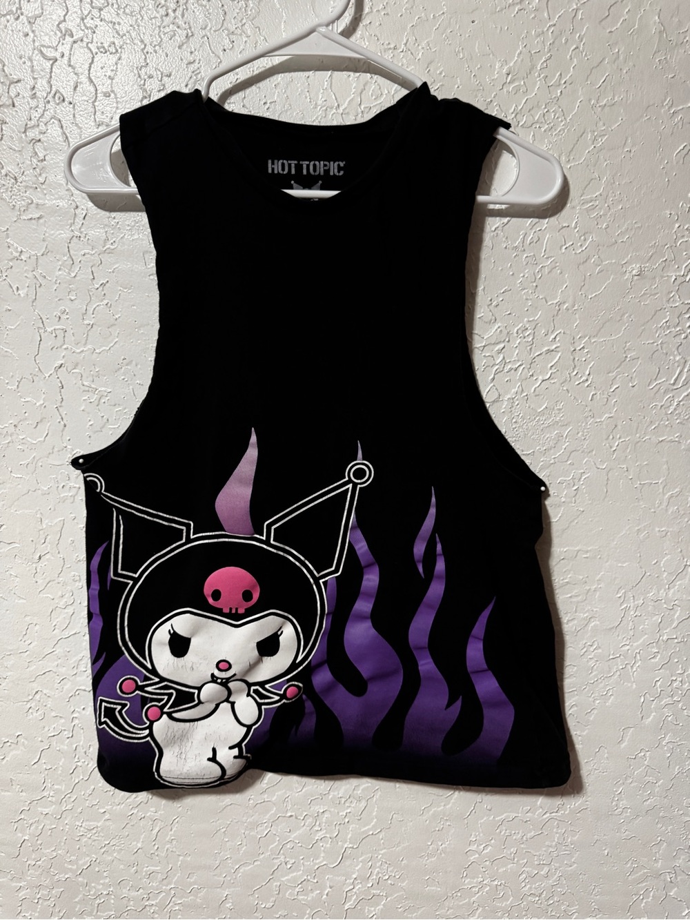 Kuromi with Purple Flames Women’s Muscle Tank Top